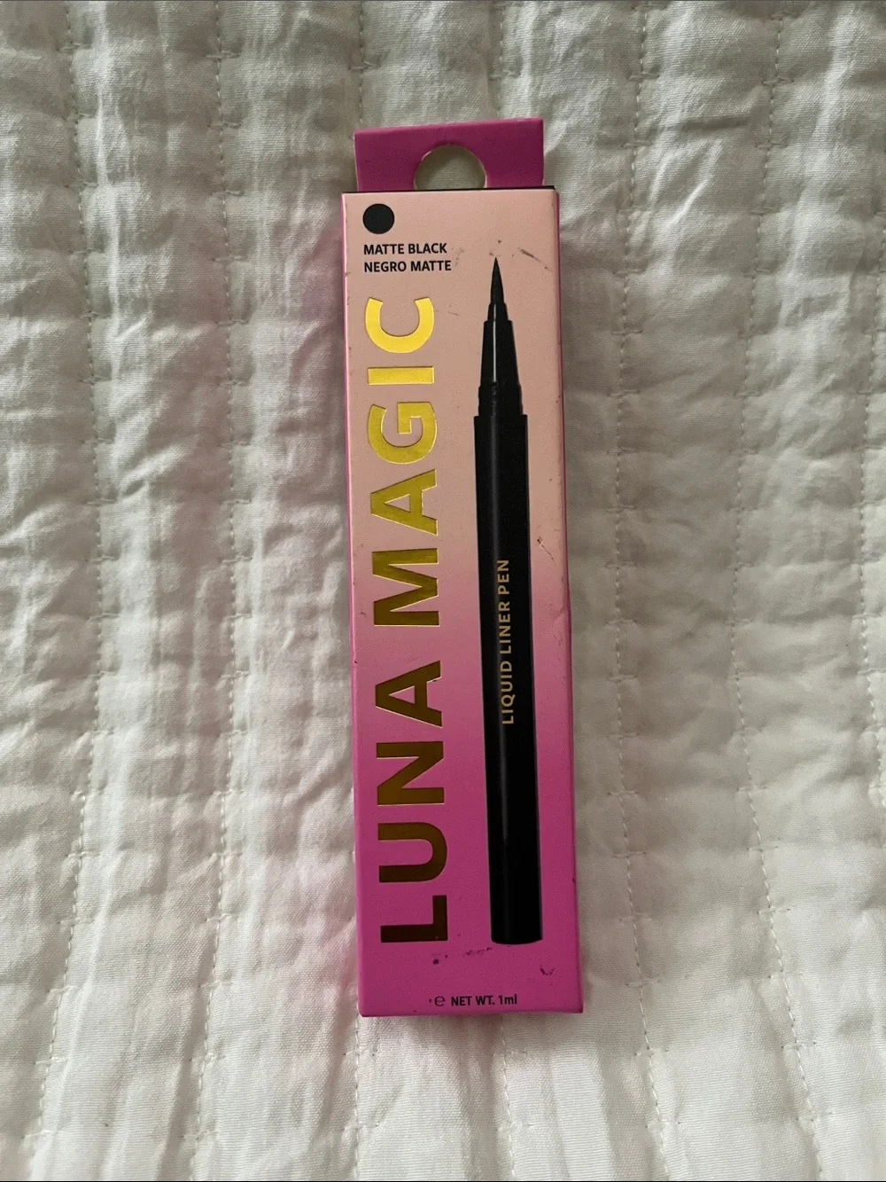 Luna Magic Matte Black Liquid Eyeliner - Precision Felt Tip
